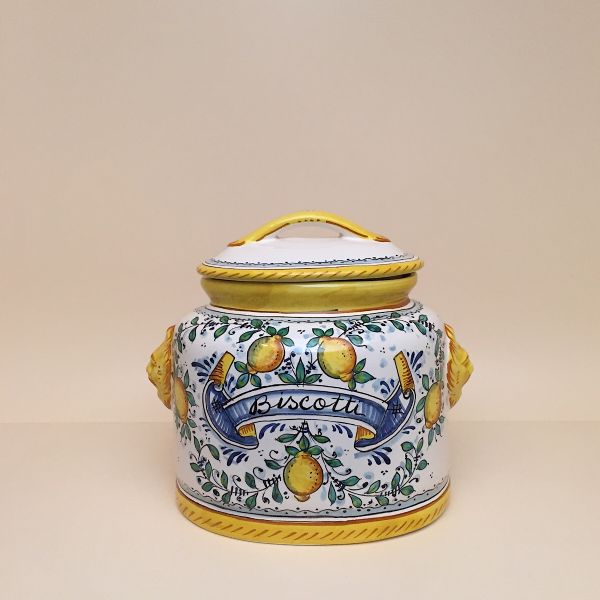 OVAL COOKIE JAR CM.23H, LIMONCINI
